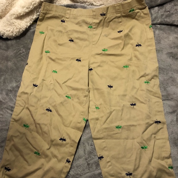 Capri Pants with Dragon flys - Picture 1 of 4